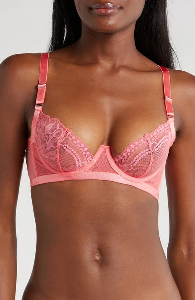 Hunkemöller Hana Underwire Balconette Bra Sugar Coral at Nordstrom,