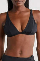 FARM Rio Triangle Bikini Top Black at Nordstrom,