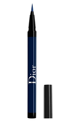 'Diorshow On Stage Waterproof Liquid Eyeliner in 296 Matte Denim at Nordstrom