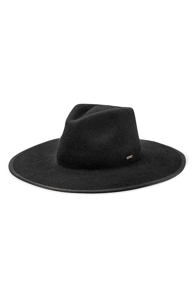 Brixton Santiago Felted Wool Rancher Hat Black at Nordstrom,