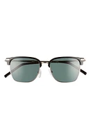 FERRAGAMO 53mm Polarized Square Sunglasses in Light Gold/black at Nordstrom