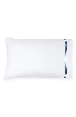 SFERRA Grande Hotel Pillowcase in White/Cornflower at Nordstrom