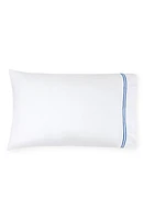 SFERRA Grande Hotel Pillowcase in White/Cornflower at Nordstrom