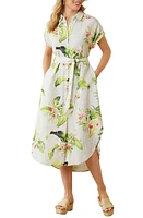 Tommy Bahama La Brisa Blooms Linen Shirtdress Pure Khaki at Nordstrom,