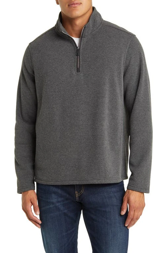 Rainforest Brushed Knit Quarter Zip Pullover Heather at Nordstrom,