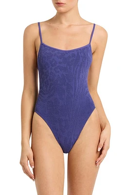 bond-eye Palace One-Piece Swimsuit in Sapphire Animalia at Nordstrom