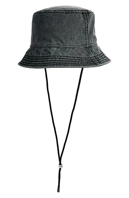 & Other Stories Denim Bucket Hat Black Dark at Nordstrom,