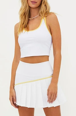 Beach Riot Yara Crop Tank White Sand at Nordstrom,