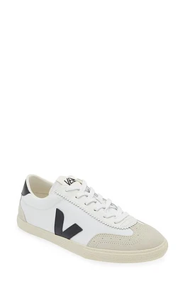 Veja Volley Canvas Sneaker in White/Black at Nordstrom, Size 37