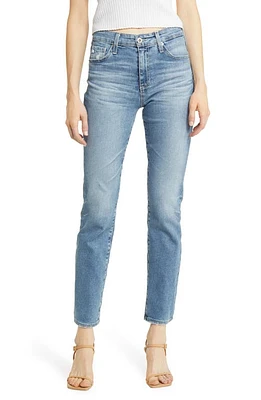 AG Mari High Waist Slim Straight Leg Jeans in Impact at Nordstrom, Size 25Regular