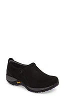 Dansko Patti Waterproof Clog Black Milled Nubuck Leather at Nordstrom,