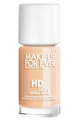 Make Up For Ever HD Skin Hydra Glow Skin Care Foundation with Hyaluronic Acid in 1Y08 - Warm Porcelain at Nordstrom