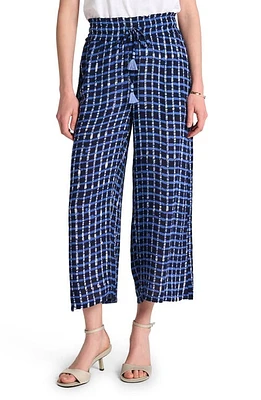 Hatley Cassie Plaid Drawstring Pants Patriot Blue at Nordstrom,