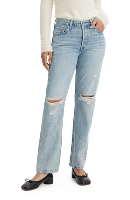 levi's 501 Ripped High Waist Straight Leg Jeans Morning Joyride at Nordstrom, 30