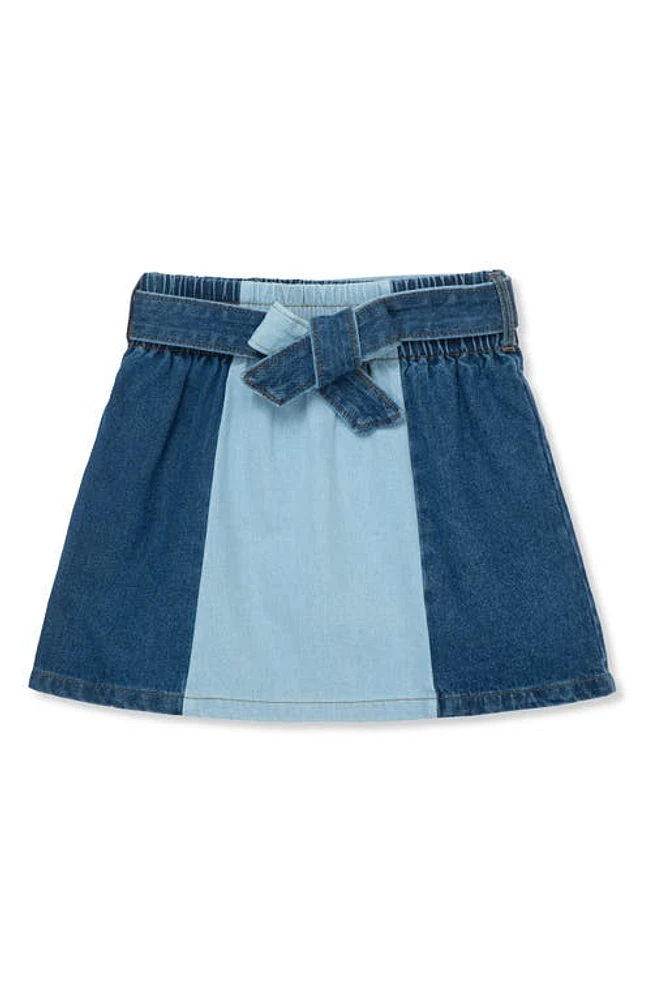 Truce Kids' Colorblock Belted Denim Skort at Nordstrom,