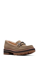 Clarks(r) Orianna Bit Loafer Dark Sand Suede at Nordstrom,