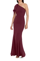 Dress the Population Georgina One-Shoulder Crepe Gown at Nordstrom,