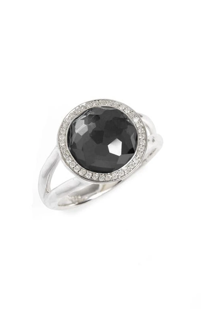 Ippolita Mini Stella - Lollipop Cocktail Ring in Silver/Hematite at Nordstrom, Size 7