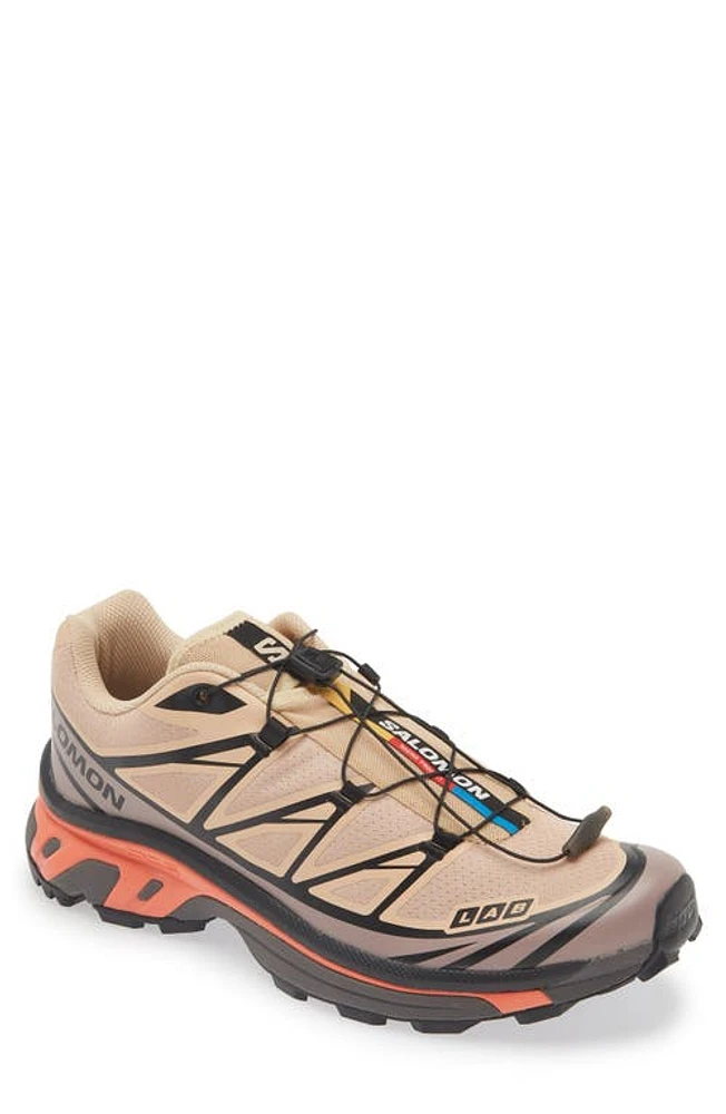 Salomon Gender Inclusive XT-6 Sneaker Hazelnut/quail/living Coral at Nordstrom, Women's