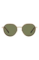 Armani Exchange 49mm Small Phantos Sunglasses in Matte Pale Gold at Nordstrom