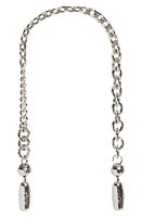 ossa Mixed Link Chain Wrist Strap in Rhodium at Nordstrom