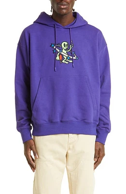 Off-White Arrow Stars Skate Cotton Graphic Hoodie Purple Blue at Nordstrom,