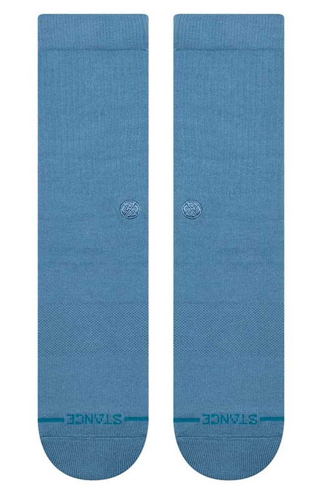 Stance Icon Crew Socks Bluesteel at Nordstrom,