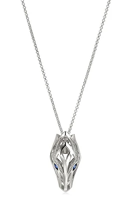 John Hardy Naga Long Pendant Necklace in Silver at Nordstrom