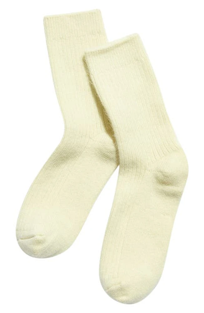 HIGH HEEL JUNGLE Cashmere Blend Cloud Socks in Creme at Nordstrom