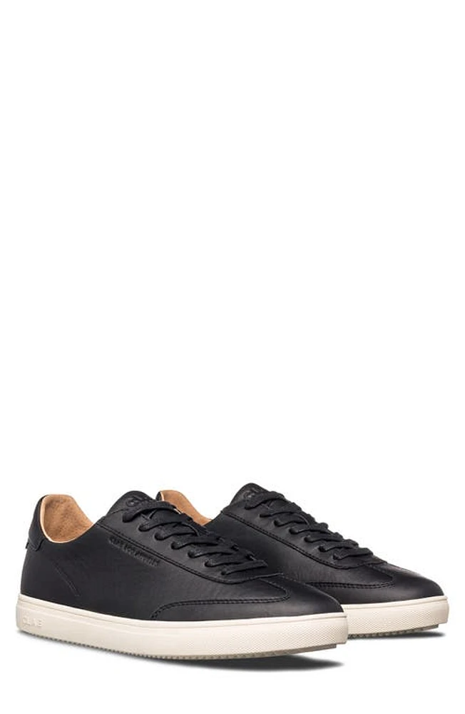 CLAE Deane Sneaker Black Milled Leather at Nordstrom,