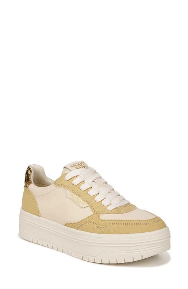 Sam Edelman Blaine Platform Sneaker Cream/Saffron Tan at Nordstrom,