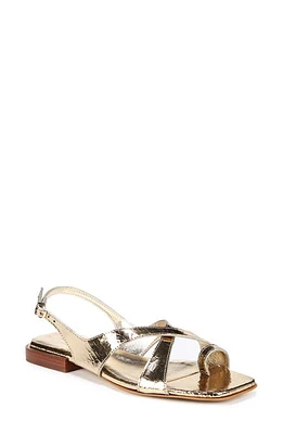 27 EDIT Naturalizer Nikki Slingback Sandal Gold Leather at