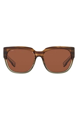 Costa Del Mar Waterwoman 58mm Square Sunglasses in Copper at Nordstrom