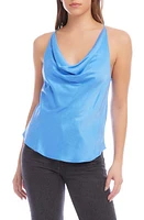 FIFTEEN TWENTY Diana Cowl Neck Camisole Sky Blue at Nordstrom,