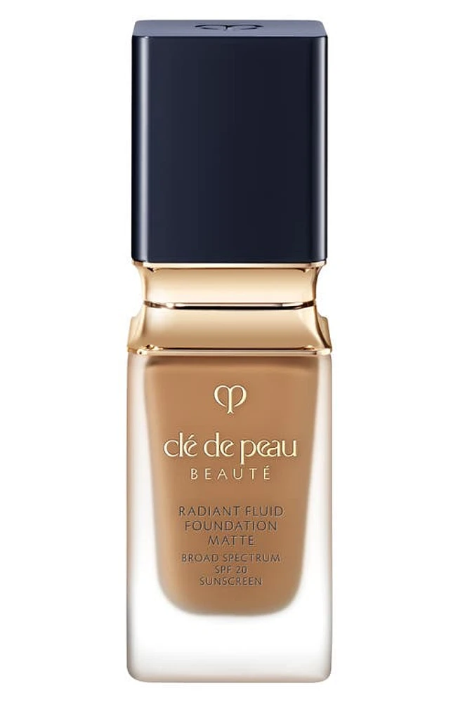 Clé de Peau Beauté Beauté Radiant Fluid Matte Foundation SPF 20 in B70 - Medium Deep Beige at Nordstrom