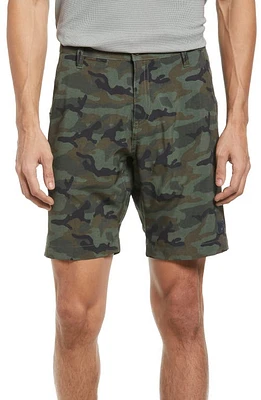 Vintage 1946 Camo Gurkha Flat Front Shorts Olive at Nordstrom,