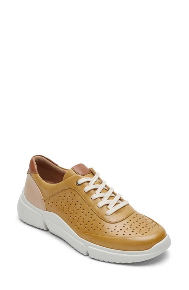 Rockport Cobb Hill Juna Perforated Sneaker Yellow Leather at Nordstrom,