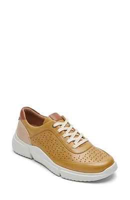 Rockport Cobb Hill Juna Perforated Sneaker Yellow Leather at Nordstrom,