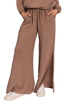 Everyday Ritual Riley Cotton Gauze Split Hem Pants at Nordstrom,