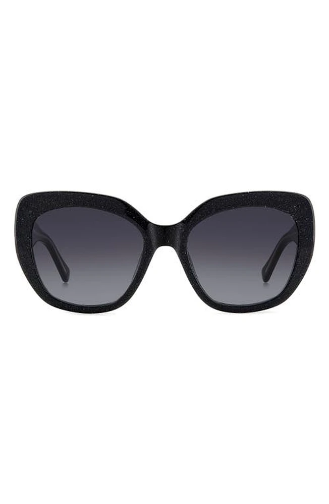 Kate Spade New York winslet 55mm gradient round sunglasses in / Shaded at Nordstrom