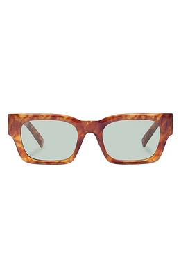 Le Specs Shmood 52mm Rectangular Sunglasses in Amber Haze at Nordstrom