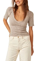 Free People Francis Textured T-Shirt at Nordstrom,