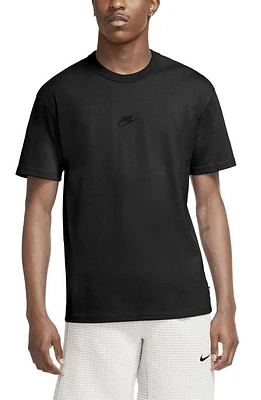 Nike Sportswear Oversize Embroidered Logo T-Shirt in Black at Nordstrom, Size Small