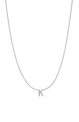 BYCHARI Initial Pendant Necklace in 14K Gold-K at Nordstrom