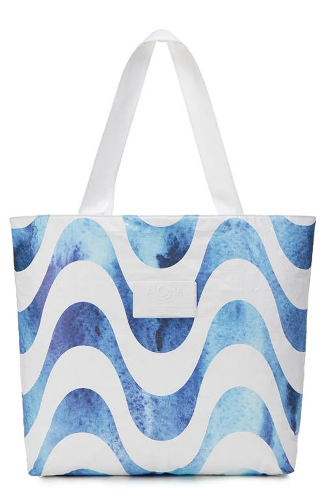 Aloha Collection Day Tripper Water Resistant Tyvek Tote in Indigo Splash at Nordstrom