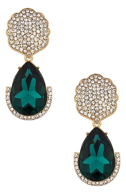 Ettika Pavé Statement Earrings in Green at Nordstrom