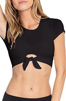 Robin Piccone Ava Knot Front Tee Bikini Top at Nordstrom,