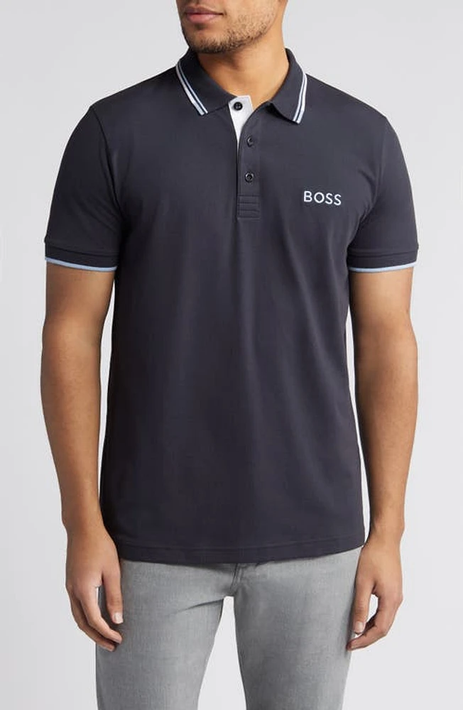 BOSS Paddy Pro Golf Polo in Dark Blue at Nordstrom, Size Xx-Large