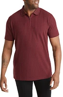 Johnny Bigg Page Zip Rib Polo Pinot at Nordstrom,