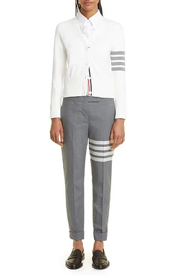 Thom Browne 4-Bar Wool Crop Skinny Pants at Nordstrom, Us